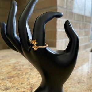 gold arrow wrap ring
